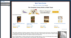 Desktop Screenshot of mark-twain.classic-literature.co.uk