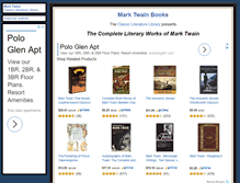 Tablet Screenshot of mark-twain.classic-literature.co.uk