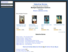 Tablet Screenshot of detective-stories.classic-literature.co.uk